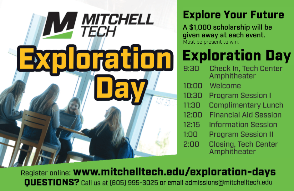 Mitchell Tech’ Exploration Day