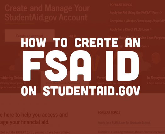 How to create an FSA ID