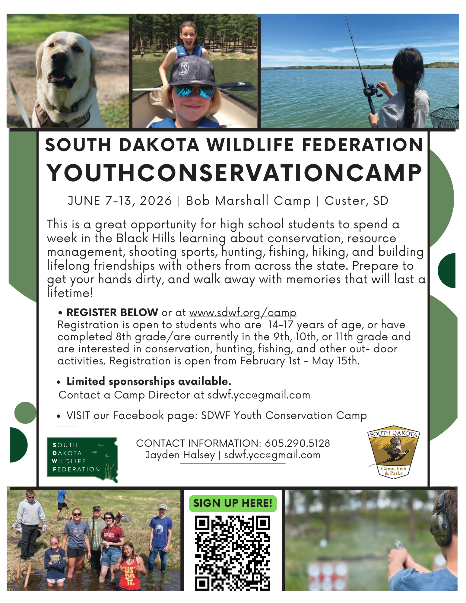 SDWF Youth Conservation Camp